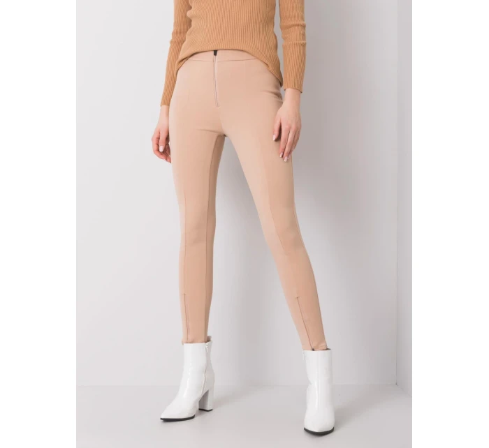 Kalhoty 269 SP model 14839784 béžová - FPrice Kalhoty 269 SP model 14839784 béžová - FPrice
