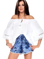 Šortky AT SN model 15564722 modrá - FPrice Šortky AT SN model 15564722 modrá - FPrice