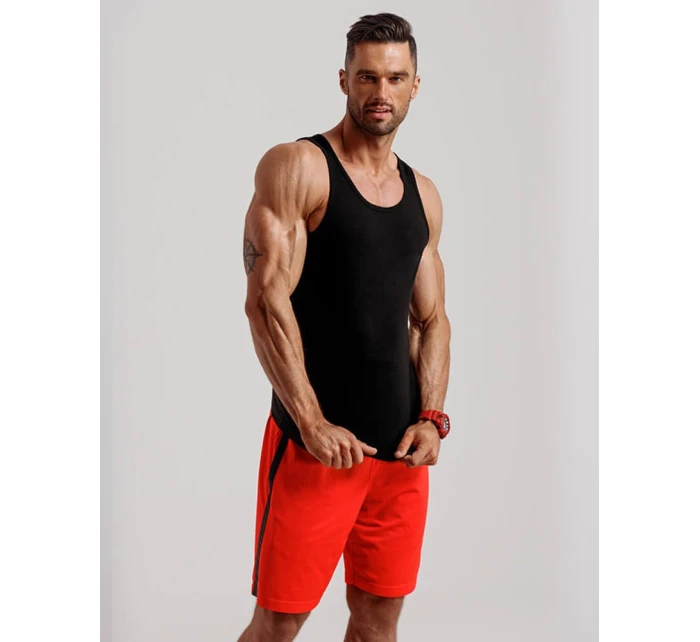 Pánské tílko bez potisku černé Dstreet model 21962185 - FashionStreet