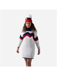 Rossignol W Mountain Knit Sweater Dress šedá