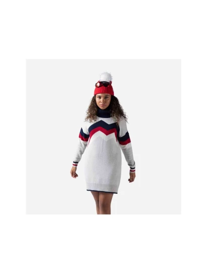 Rossignol W Mountain Knit Sweater Dress šedá