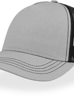 Rapper 5 panelová Trucker kšiltovka grey/black model 22478763 - Atlantis Headwear
