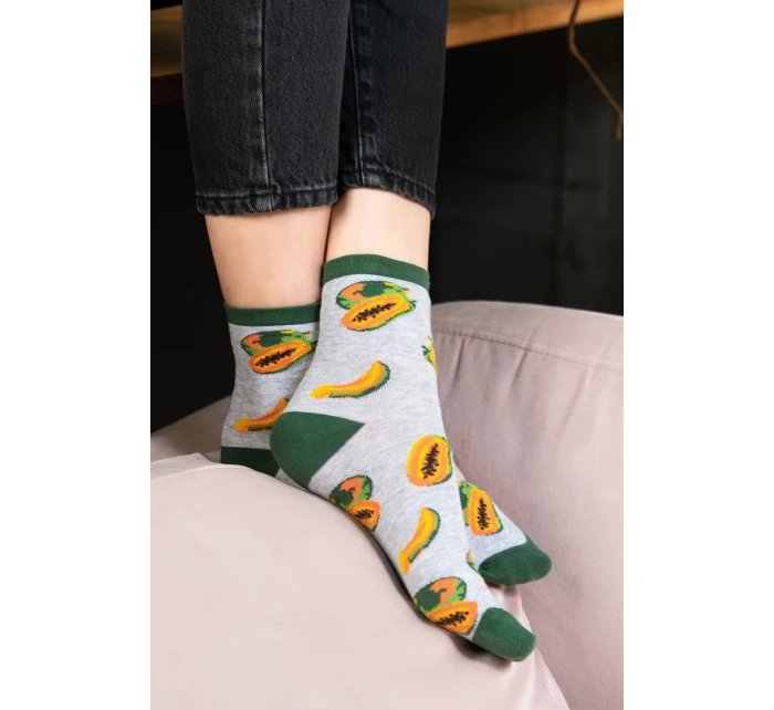 model 18031338 kolor:melanż jasny szary - Steven