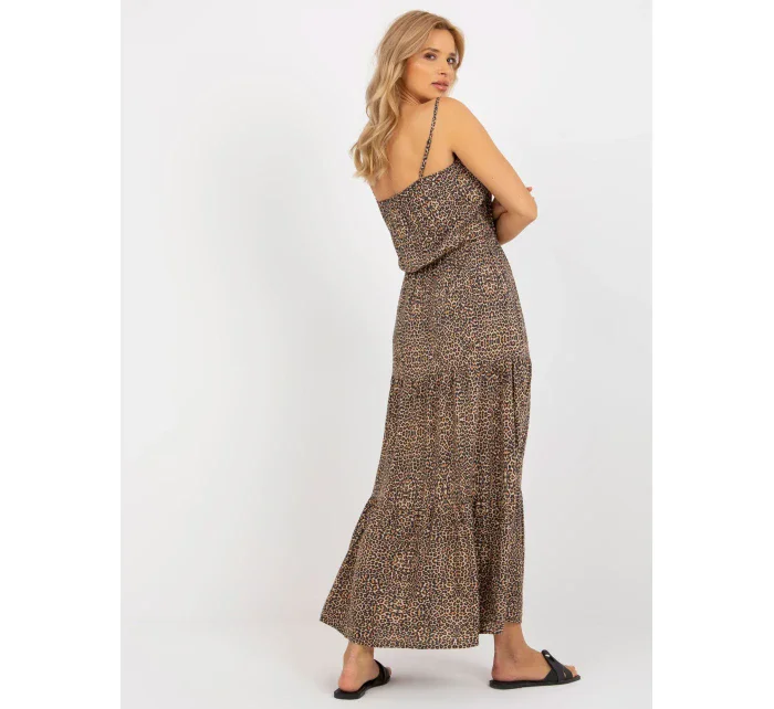 Šaty model 18372282 hnědé - FPrice