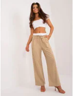 Spodnie DHJ SP model 19915347 camelowy - FPrice Spodnie DHJ SP model 19915347 camelowy - FPrice