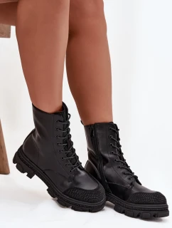 Dámsky pracovník so zdobením S.Barski - čierny