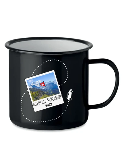 Vlastní text na cestovatelský plecháček Vlastní text na cestovatelský plecháček