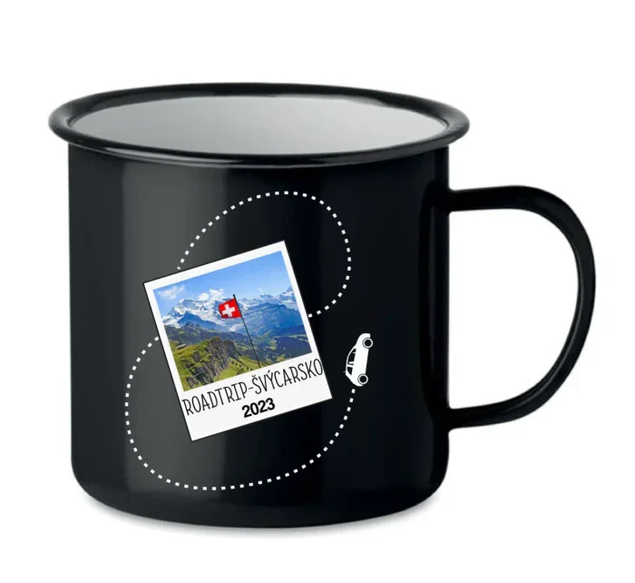 Vlastní text na cestovatelský plecháček Vlastní text na cestovatelský plecháček