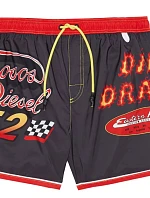 Pánske kúpacie kraťasy - A03880-0QEAL-900 - čierna/červená - Diesel