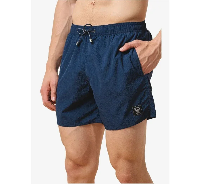 Pánské plavky tm. modré model 20256280 - Emporio Armani Pánské plavky tm. modré model 20256280 - Emporio Armani