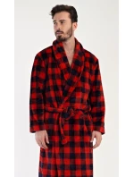 Pánsky župan so šálovým golierom Kocka