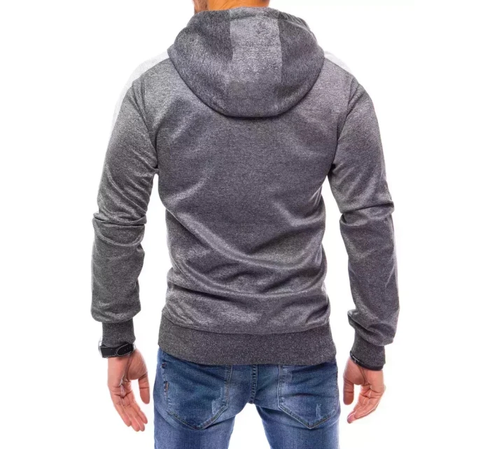 Pánská mikina s kapucí tmavě šedá Dstreet model 21964069 - FashionStreet