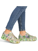 Dámské boty na platformě zelené model 21910646 - Rieker