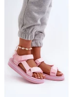 Dámské sandály na platformě Big Star model 21664478 růžové - Big Star Shoes