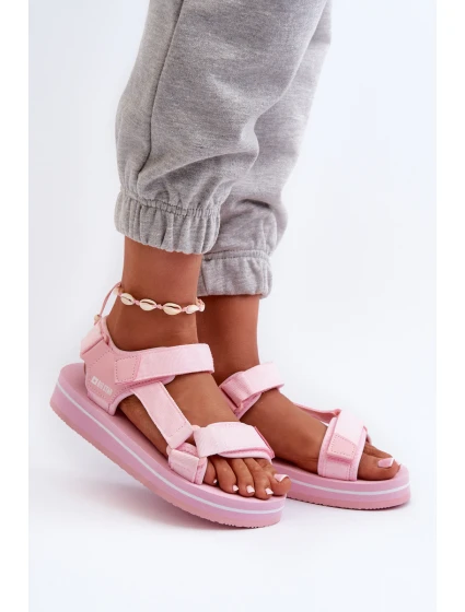 Dámské sandály na platformě Big Star model 21664478 růžové - Big Star Shoes