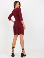 Dámske šaty LK SK 506559.47 burgundy - FPrice