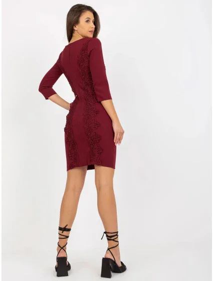 Dámske šaty LK SK 506559.47 burgundy - FPrice