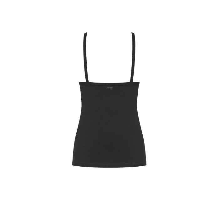 Dámske tričko EVER Ease Spaghetti Shirt - BLACK - black 0004 - SLOGGI Dámske tričko EVER Ease Spaghetti Shirt - BLACK - black 0004 - SLOGGI