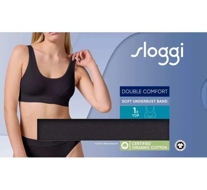 sloggi Double Comfort T Top - BLACK - SLOGGI BLACK - SLOGGI sloggi Double Comfort T Top - BLACK - SLOGGI BLACK - SLOGGI