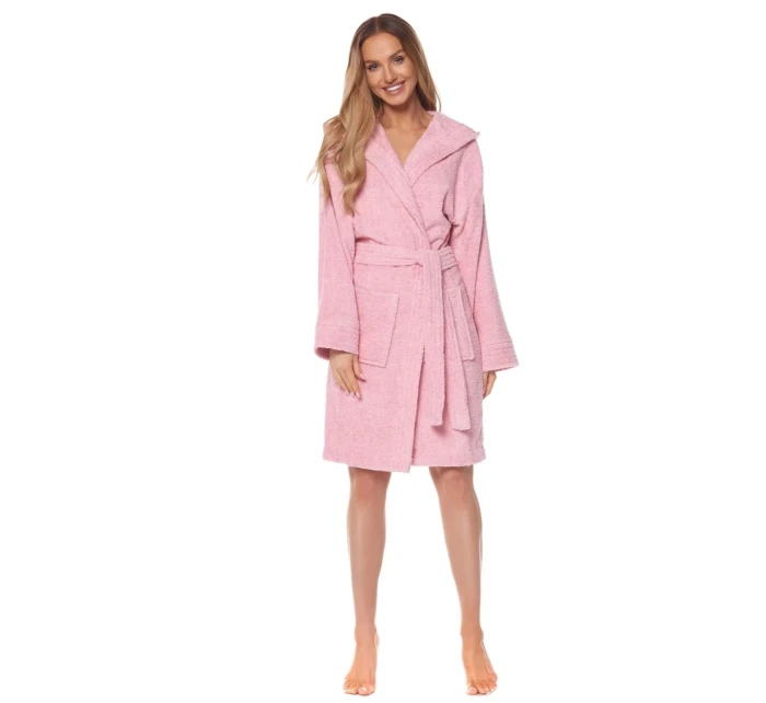 Dámský župan model 18833310 pink - L&L Dámský župan model 18833310 pink - L&L