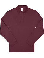 B&C My Polo 180 LSL Piqué polo s dlouhým rukávem model 22484455 burgundy B&C My Polo 180 LSL Piqué polo s dlouhým rukávem model 22484455 burgundy
