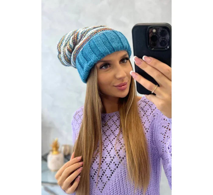 Dámská čepice Feba K330 tyrkysová Dámská čepice Feba K330 tyrkysová