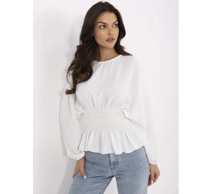 Blúzka D50021F11088A biela Blúzka D50021F11088A biela
