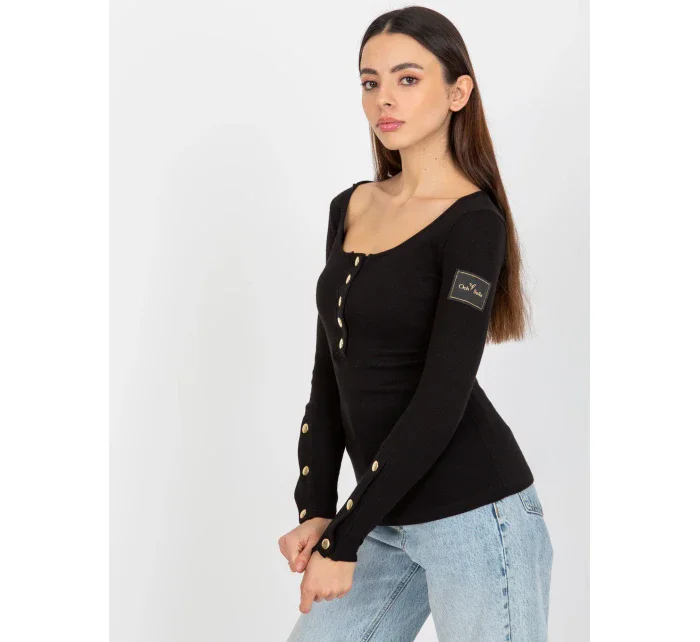 Dámska blúzka TW BZ OB 048.08 čierna - FPrice