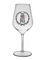 DNES   čirá nerozbitná sklenice na víno 470 ml model 22168324 - Giftela