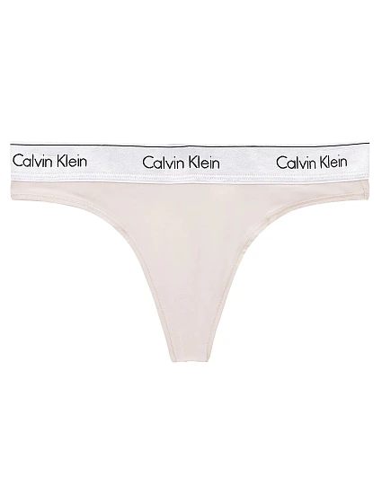 Dámske metalické tangá Modern Cotton QF6136E-VJS - Calvin Klein Dámske metalické tangá Modern Cotton QF6136E-VJS - Calvin Klein