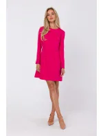 Dámske šaty M753 ružové - MOE Dámske šaty M753 ružové - MOE