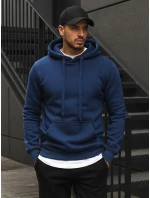 Pánska modrá mikina FashionStreet BX4684