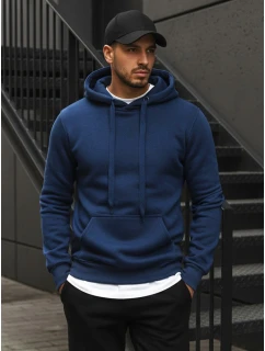 Pánska modrá mikina FashionStreet BX4684