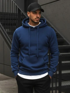 Pánska modrá mikina FashionStreet BX4684