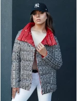 Dámska prešívaná prechodná bunda DELSY červená FashionStreet TY4417