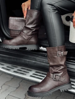 Dámske krátke hnedé topánky WORKENNA FashionStreet ZY0543