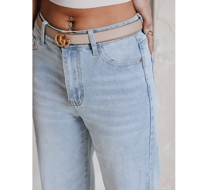 Dámske džínsové nohavice FLOWLESS blue FashionStreet UY2682