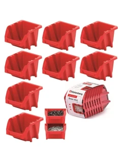 BINEER SHORT 8KS DIELENSKÁ SÚPRAVA PODNOSOV ČERVENÁ KISTENBERG