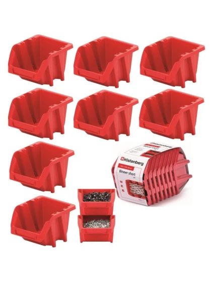 BINEER SHORT 8KS DIELENSKÁ SÚPRAVA PODNOSOV ČERVENÁ KISTENBERG