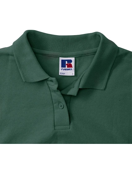 Dámské piqué polo 10. bottle green model 22473625 - Russell Athletic Dámské piqué polo 10. bottle green model 22473625 - Russell Athletic