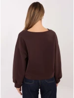Mikina MJ BL H2412.26 tmavohnedá