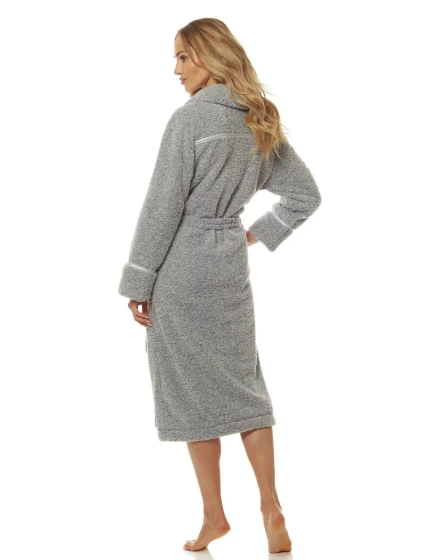 Dlhý dámsky župan 2084 Satyn - L&L Dlhý dámsky župan 2084 Satyn - L&L