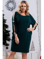 Dámske šaty U663 zelené - Karko