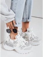 Dámské tenisky na vysoké platformě white Dstreet model 21985096 - FashionStreet
