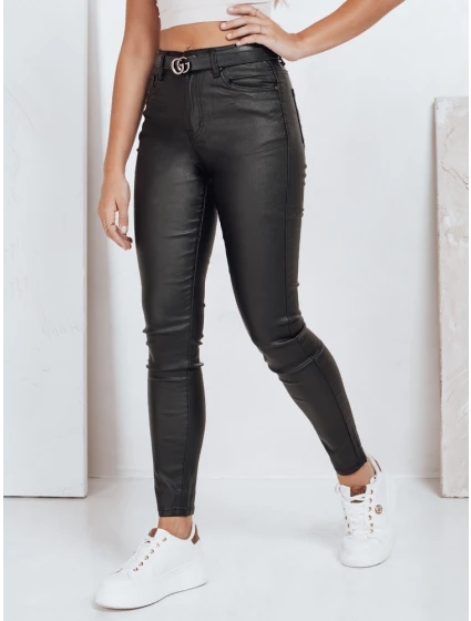 Dámské voskované skinny džíny černé Dstreet model 21992500 - FashionStreet