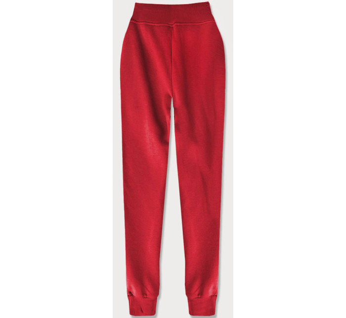 Červené teplákové nohavice (CK01-18)