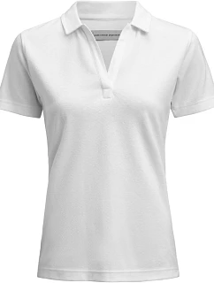 Scarsdale Polo Women Dámské piqué polo z těžké bavlny model 22453773 white - James Harvest