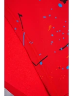 Izolovaná sada s farebnou potlačou červená Izolovaná sada s farebnou potlačou červená