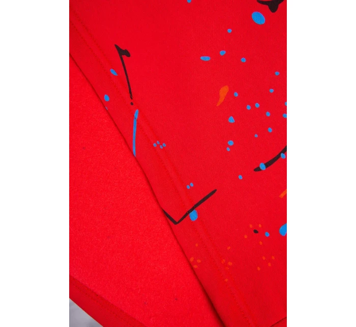 Izolovaná sada s farebnou potlačou červená Izolovaná sada s farebnou potlačou červená