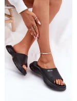 Piankowe Klapki Damskie Big Star RR274A577 Czarne